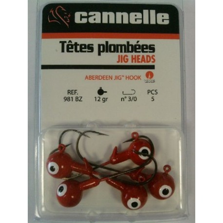 Jig CANNELLE M981 BZ 7 g červený