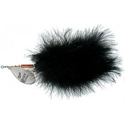 Třpytka MEPPS Giant Marabou 40g stříbrná/černá